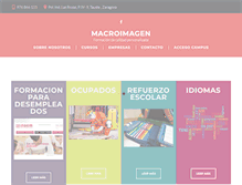 Tablet Screenshot of macroimagen.es